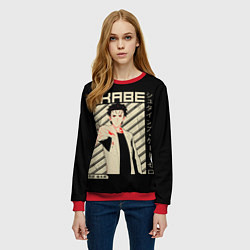 Свитшот женский Врата Штейна, цвет: 3D-красный — фото 2