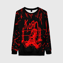 Свитшот женский Korn, цвет: 3D-черный