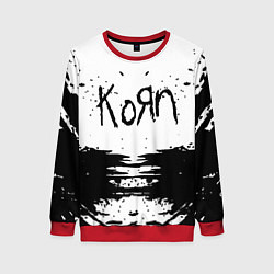 Свитшот женский Korn, цвет: 3D-красный