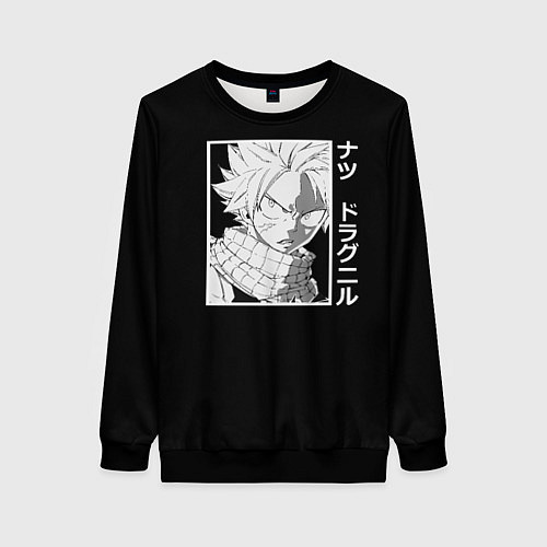 Женский свитшот Нацу Драгнил / 3D-Черный – фото 1