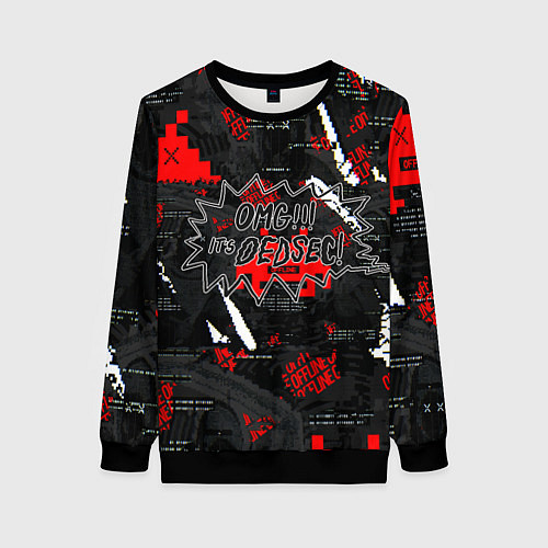 Женский свитшот Watch Dogs: Legion / 3D-Черный – фото 1