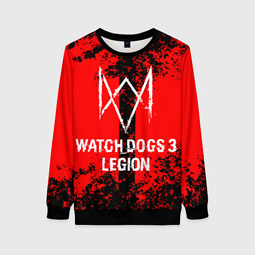Женский свитшот Watch Dogs: Legion / 3D-Черный – фото 1
