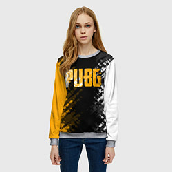 Свитшот женский PUBG, цвет: 3D-меланж — фото 2