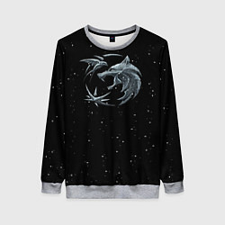 Свитшот женский Ведьмак Зима, цвет: 3D-меланж