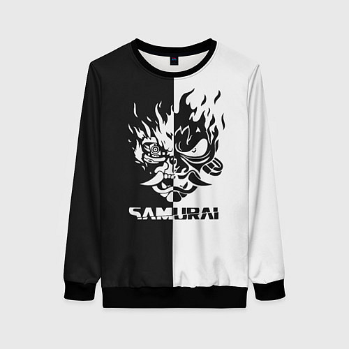 Женский свитшот SAMURAI / 3D-Черный – фото 1