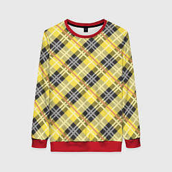 Свитшот женский Ultimate Tartan, цвет: 3D-красный