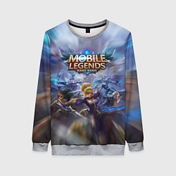Свитшот женский Mobile Legends Z, цвет: 3D-меланж