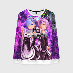 Женский свитшот Re:Zero Жизнь с нуля