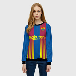 Свитшот женский FC Barcelona El Clasico La Liga 202122, цвет: 3D-черный — фото 2
