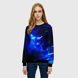 Свитшот женский Валорант, цвет: 3D-черный — фото 2