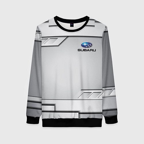 Женский свитшот SUBARU СУБАРУ / 3D-Черный – фото 1