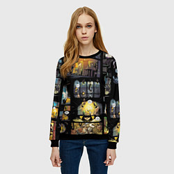 Свитшот женский LITTLE NIGHTMARES, цвет: 3D-черный — фото 2