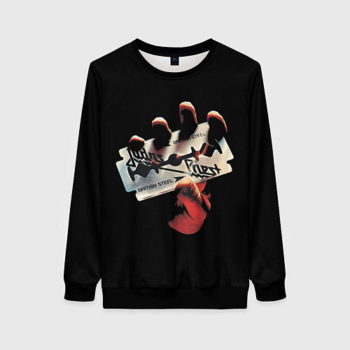 Женский свитшот Judas Priest / 3D-Черный – фото 1