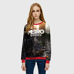 Свитшот женский Metro Exodus, цвет: 3D-красный — фото 2