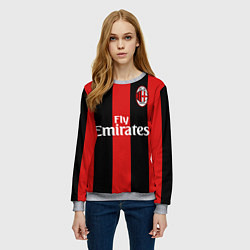 Свитшот женский Форма Милан Бекхэм, цвет: 3D-меланж — фото 2