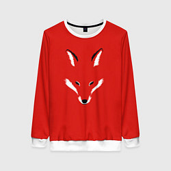 Свитшот женский Fox minimalism, цвет: 3D-белый