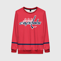 Свитшот женский Вашингтон Кэпиталз Форма1, цвет: 3D-красный