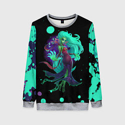 Свитшот женский Death prophet Dota 2, цвет: 3D-меланж