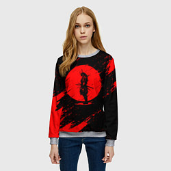 Свитшот женский САМУРАИ SAMURAI, цвет: 3D-меланж — фото 2