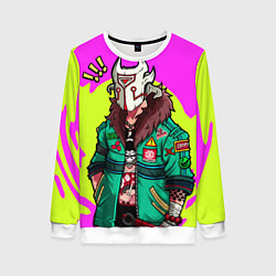 Свитшот женский Джагер Dota 2, цвет: 3D-белый