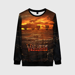 Женский свитшот Valheim Корабли