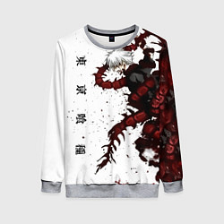Свитшот женский Какуджа Токийский гуль, цвет: 3D-меланж