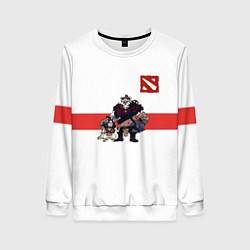 Свитшот женский Дота, цвет: 3D-белый