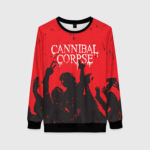 Женский свитшот Cannibal Corpse Труп Каннибала Z / 3D-Черный – фото 1