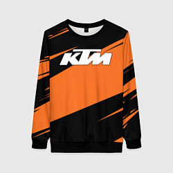 Свитшот женский KTM КТМ, цвет: 3D-черный