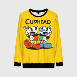 Женский свитшот CUPHEAD