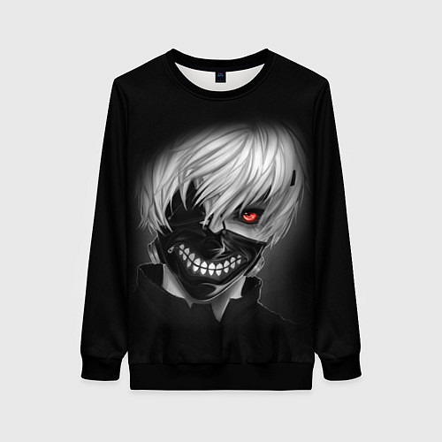 Женский свитшот TOKYO GHOUL ТОКИЙСКИЙ ГУЛЬ / 3D-Черный – фото 1