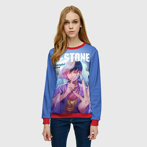 Женский свитшот Asagiri Gen / 3D-Красный – фото 3