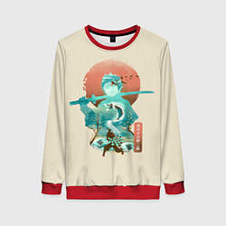 Свитшот женский Demon Slayer Tanjiro, цвет: 3D-красный