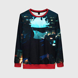 Свитшот женский Магическая битва, цвет: 3D-красный