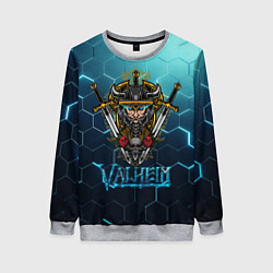 Женский свитшот Valheim Neon Samurai