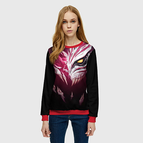 Женский свитшот ИЧИГО БЛИЧ BLEACH / 3D-Красный – фото 3