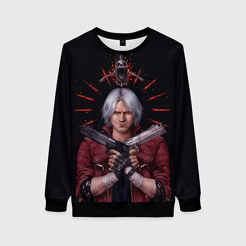 Женский свитшот Saint Dante / 3D-Черный – фото 1