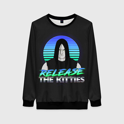 Женский свитшот Нэйтан Эксплоужен / 3D-Черный – фото 1