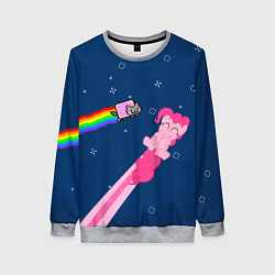 Женский свитшот Nyan cat x Pony