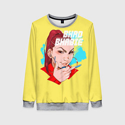 Свитшот женский Bhabie, цвет: 3D-меланж