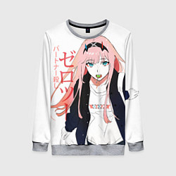 Женский свитшот Zero Two, Darling in the Franx