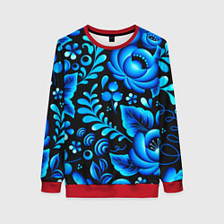 Женский свитшот Гжель