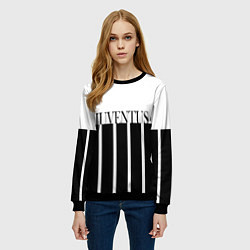 Свитшот женский Juventus Tee Black and White 202122, цвет: 3D-черный — фото 2