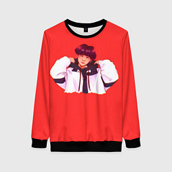 Свитшот женский Suga Red, цвет: 3D-черный