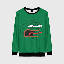 Свитшот женский Pepe skin, цвет: 3D-черный