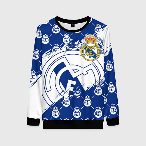 Женский свитшот REAL MADRID РЕАЛ МАДРИД / 3D-Черный – фото 1