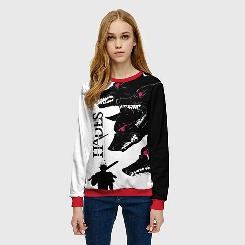 Женский свитшот Hades / 3D-Красный – фото 3