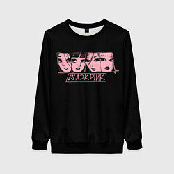 Женский свитшот Black Pink Art