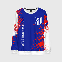 Свитшот женский ATLETICO DE MADRID АТЛЕТИКО, цвет: 3D-белый