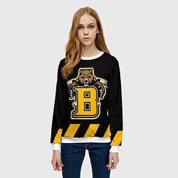 Свитшот женский BOSTON BRUINS, цвет: 3D-белый — фото 2